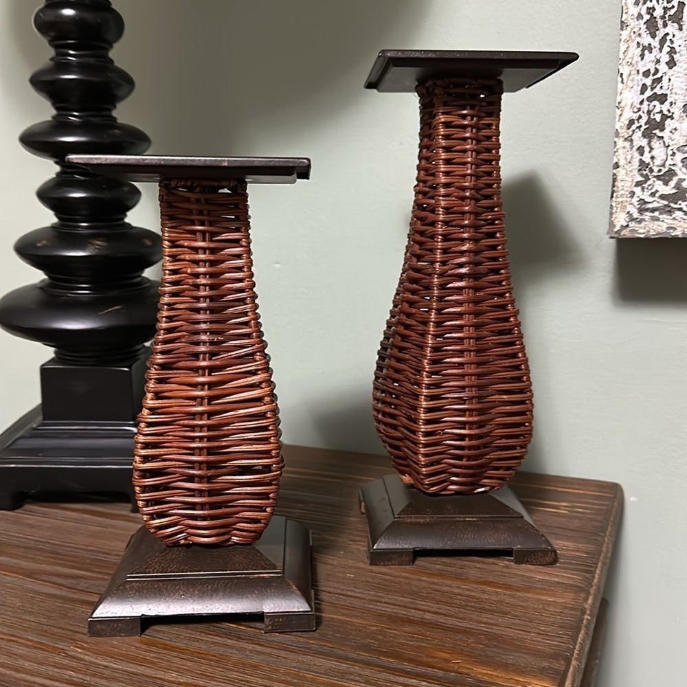 PartyLite Island Escape Pillar Holders